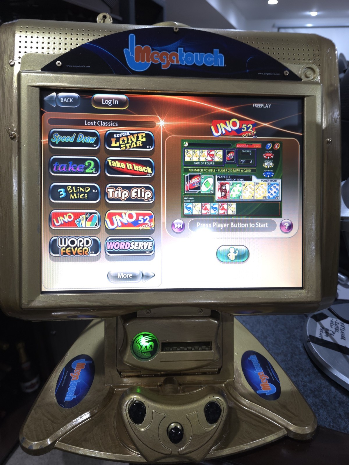 Megatouch Ion 2014 Lost Classics Touchscreen Game. Repair Service in Chicago!