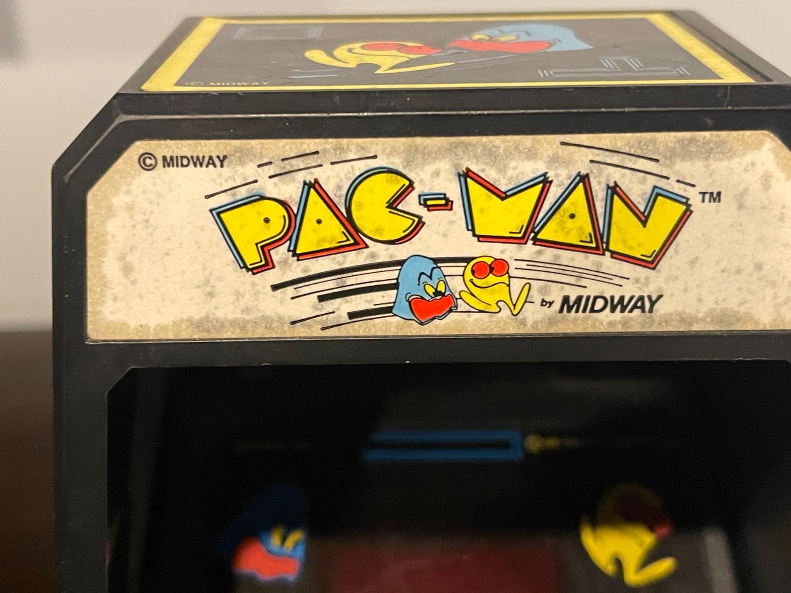 VINTAGE 1981 COLECO MIDWAY PAC MAN TABLE TOP MINI VIDEO ARCADE GAME TESTED WORKS