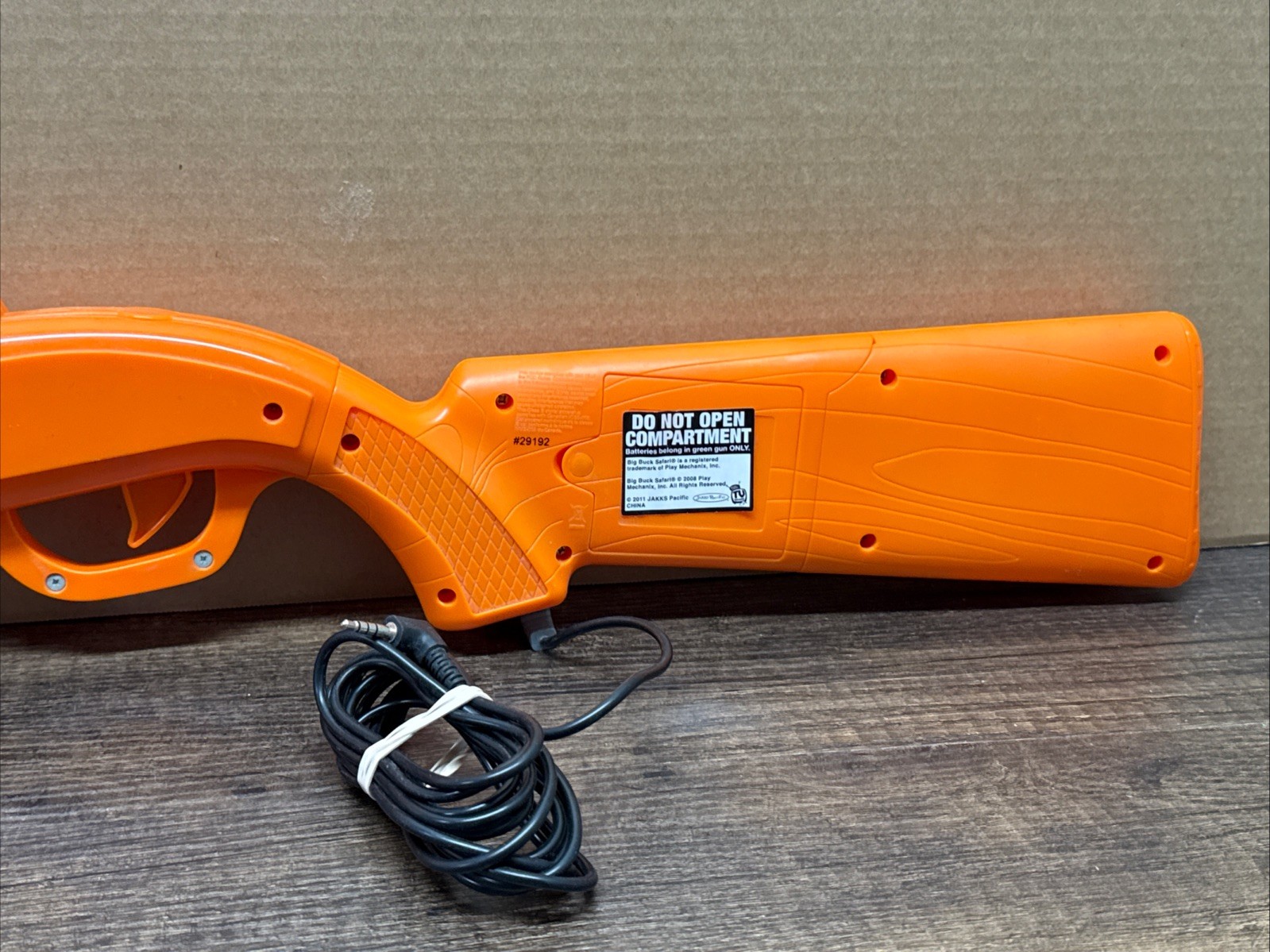 Big Buck Safari Pro Plug & Play TV Video Game Gun Controller TESTED Orange Only