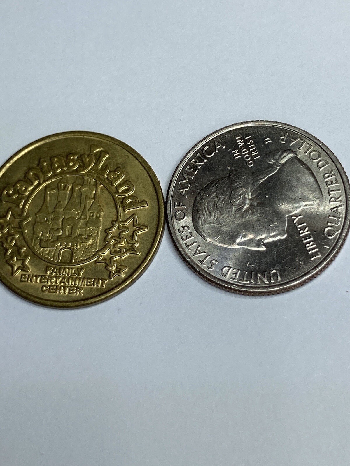 Fantasy Land Family Entertainment Center Arcade Token Seekonk Massachusetts #ce1