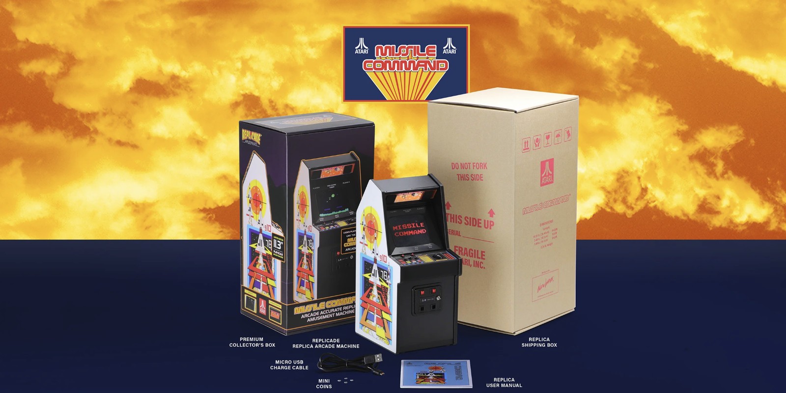 New Wave Toys Missile Command Replicade 1/6 Scale Arcade Cabinet – BRAND NEW