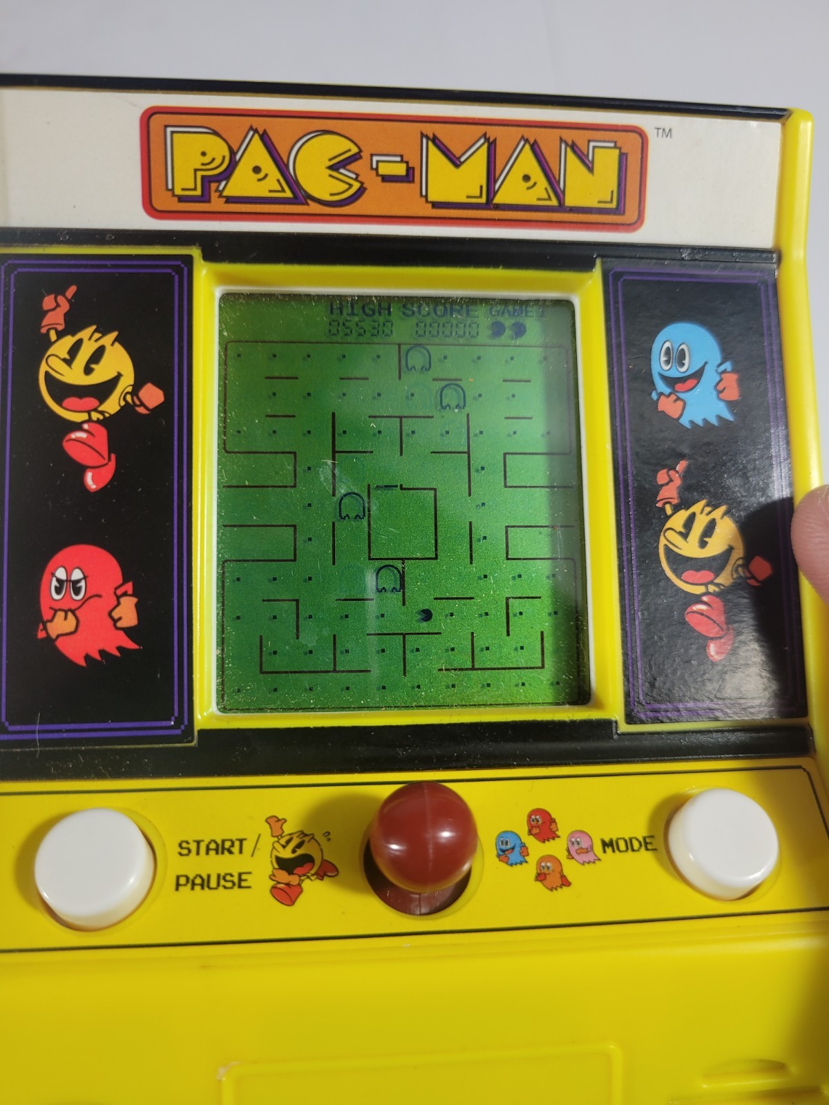 Vintage Bandai Namco Pac-Man Mini Arcade Game; Tested And Working Ships Free