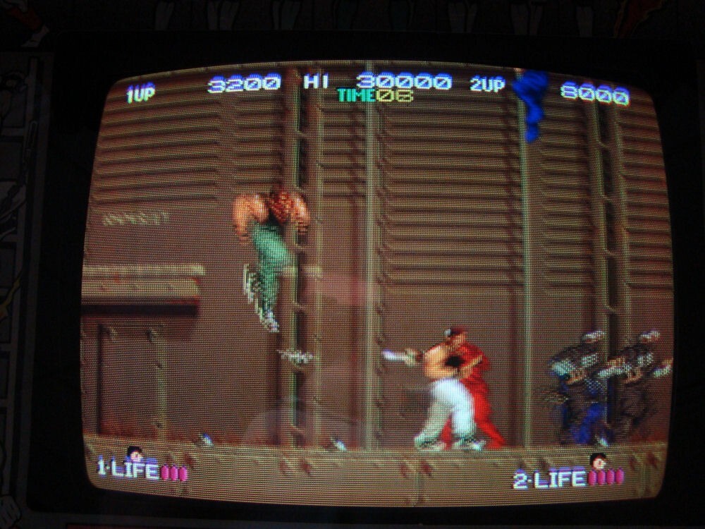 Old School Bad Dudes Arcade Game – Late 80s Full Size Coin Op