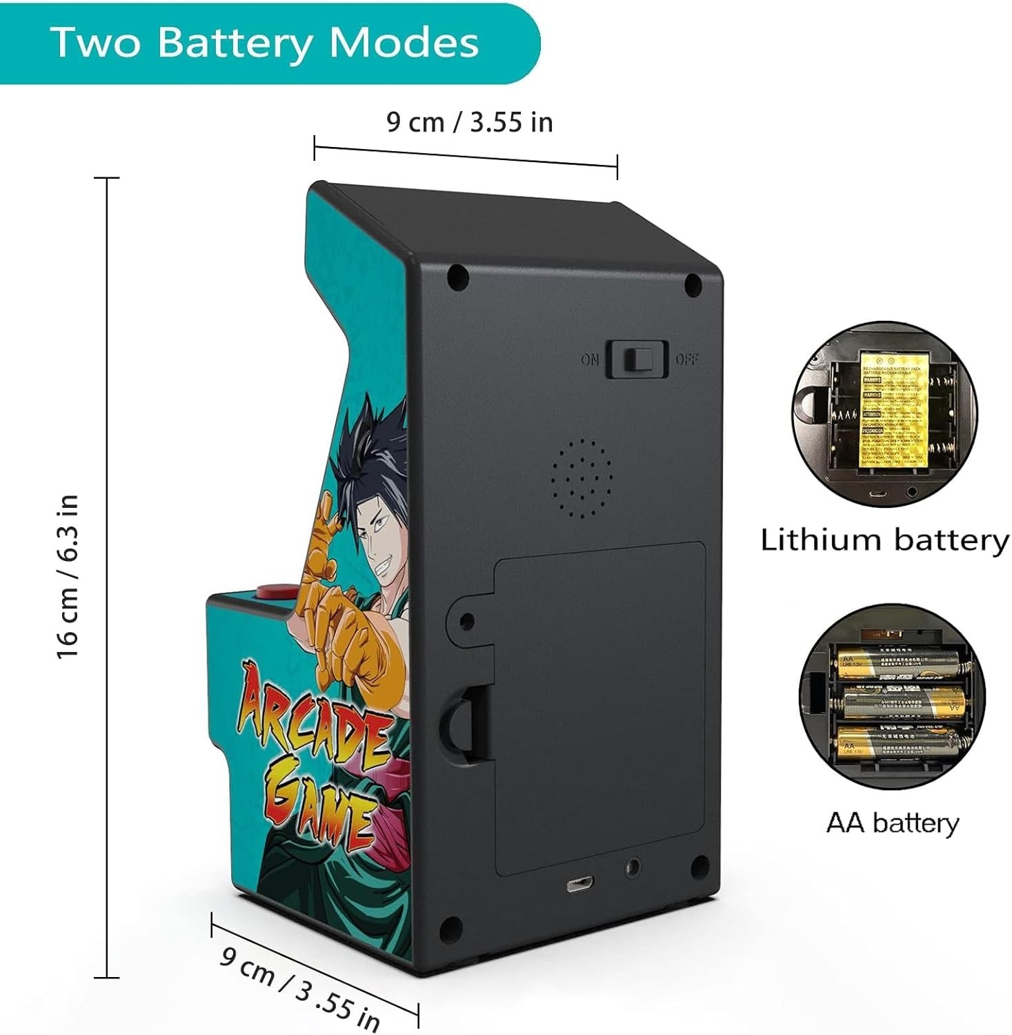 2.8 Inch Color Handheld Game Console with 156 Games – Perfect Gift for Kids