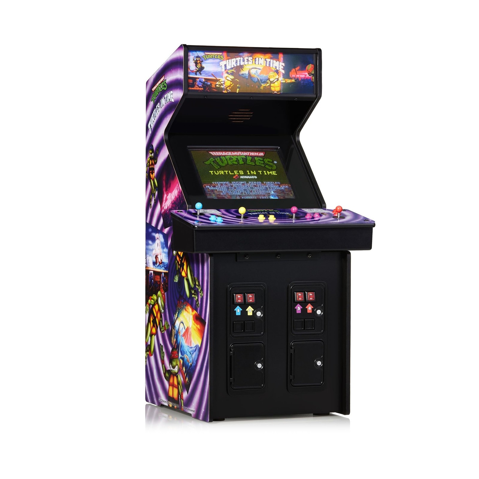 Numskull Quarter Arcades TMNT Turtles in Time Collector’s Edition Mini Arcade…