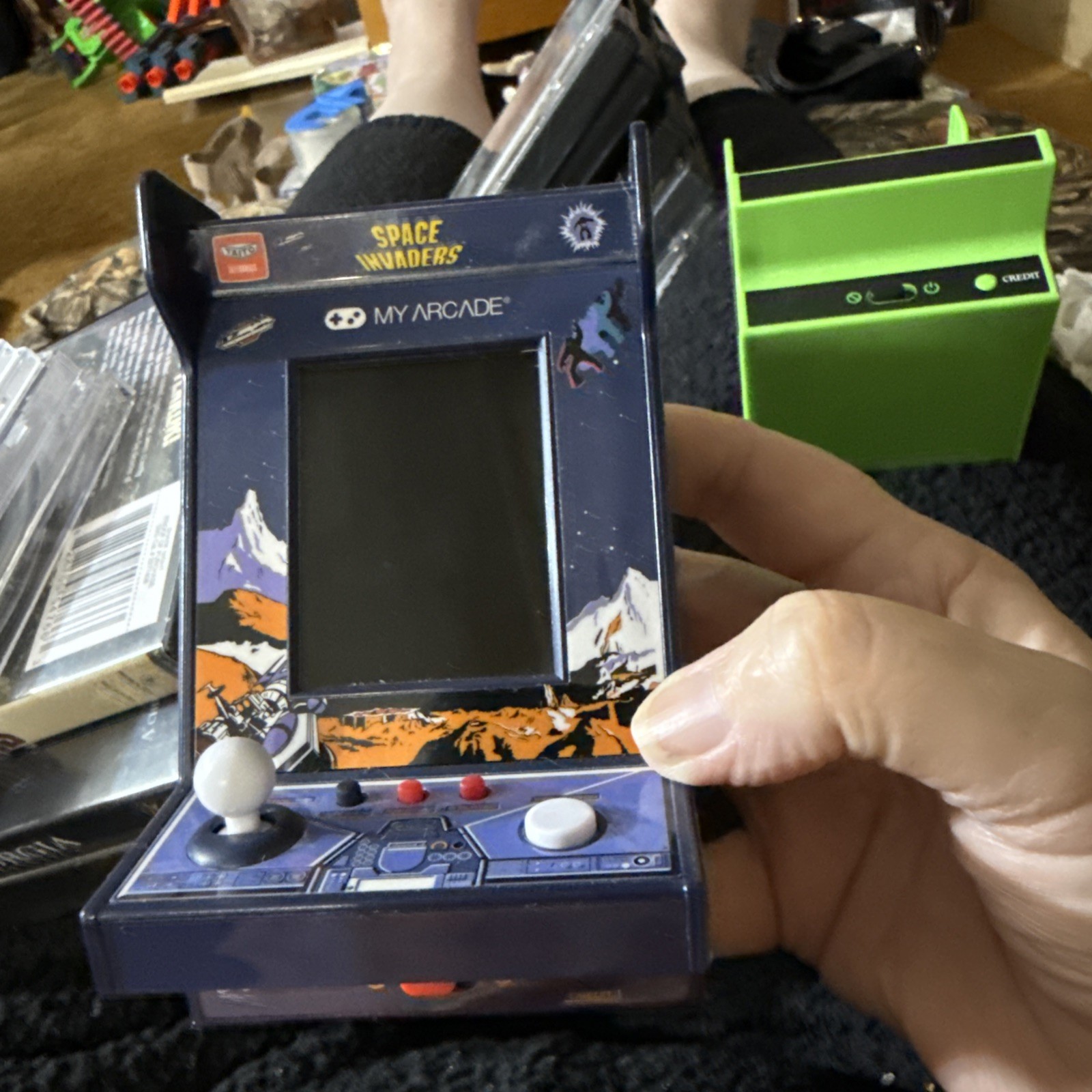 Space Invaders Micro Player Pro Portable Retro Arcade Licensed TAITO Works