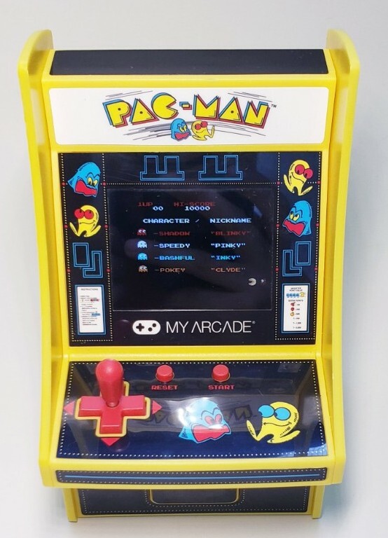 1980 Mini Pac-Man Arcade Bandai Namco Gently Used – My Arcade – WORKS