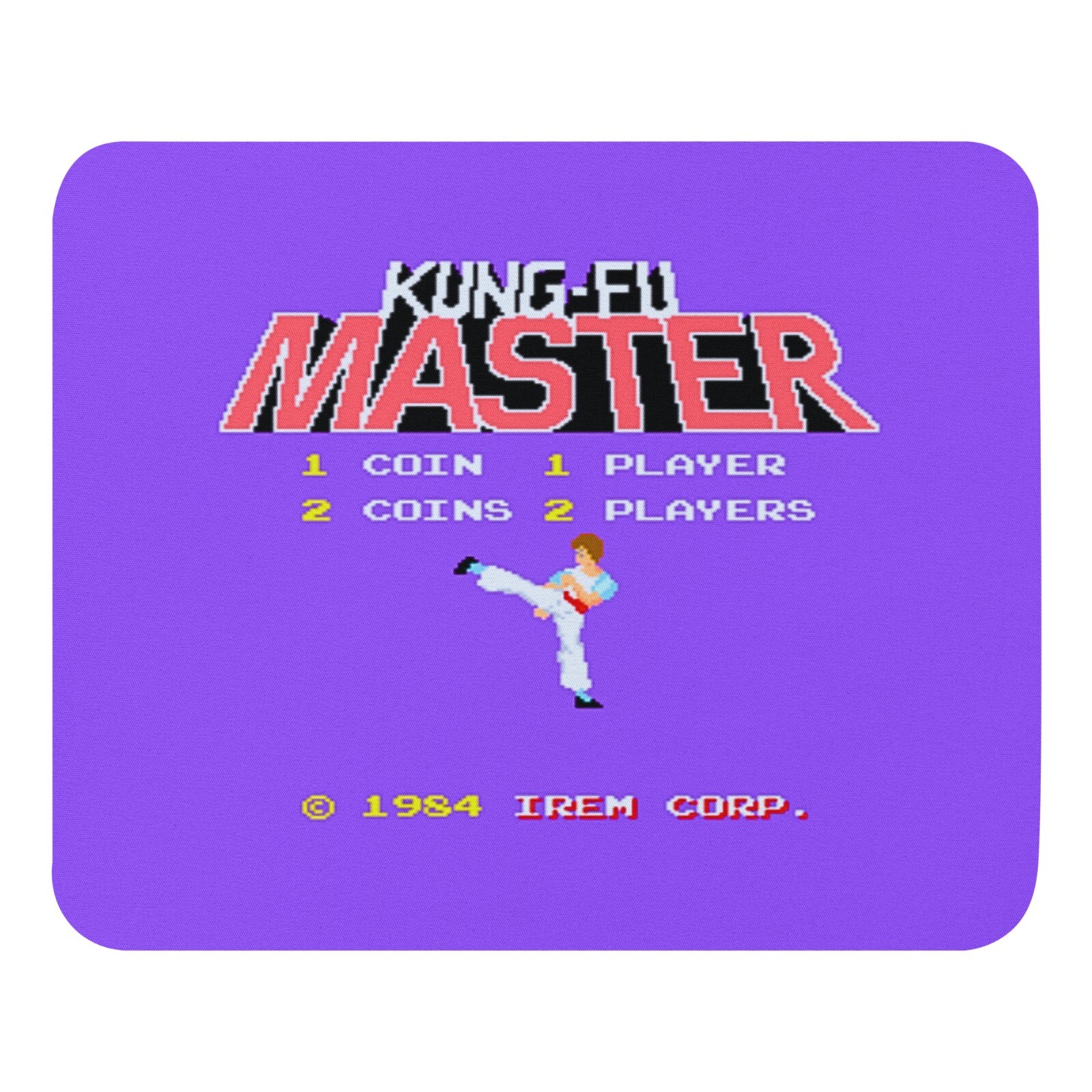 Kung-Fu Master Arcade, 1984 Mouse Pad NEW 9.5″ x 7.75″ Non Slip IREM
