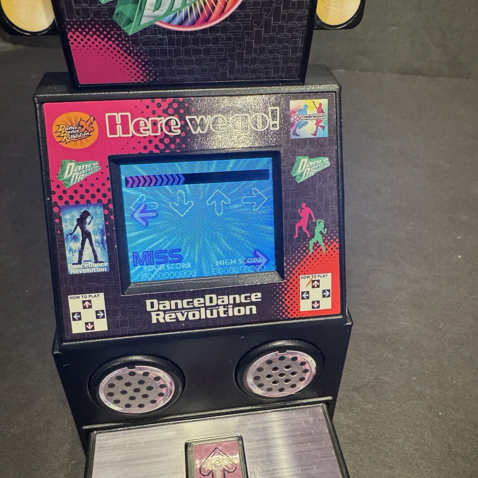 DANCE DANCE REVOLUTION * Super Impulse Arcade Mini Tabletop KONAMI Works! RARE!