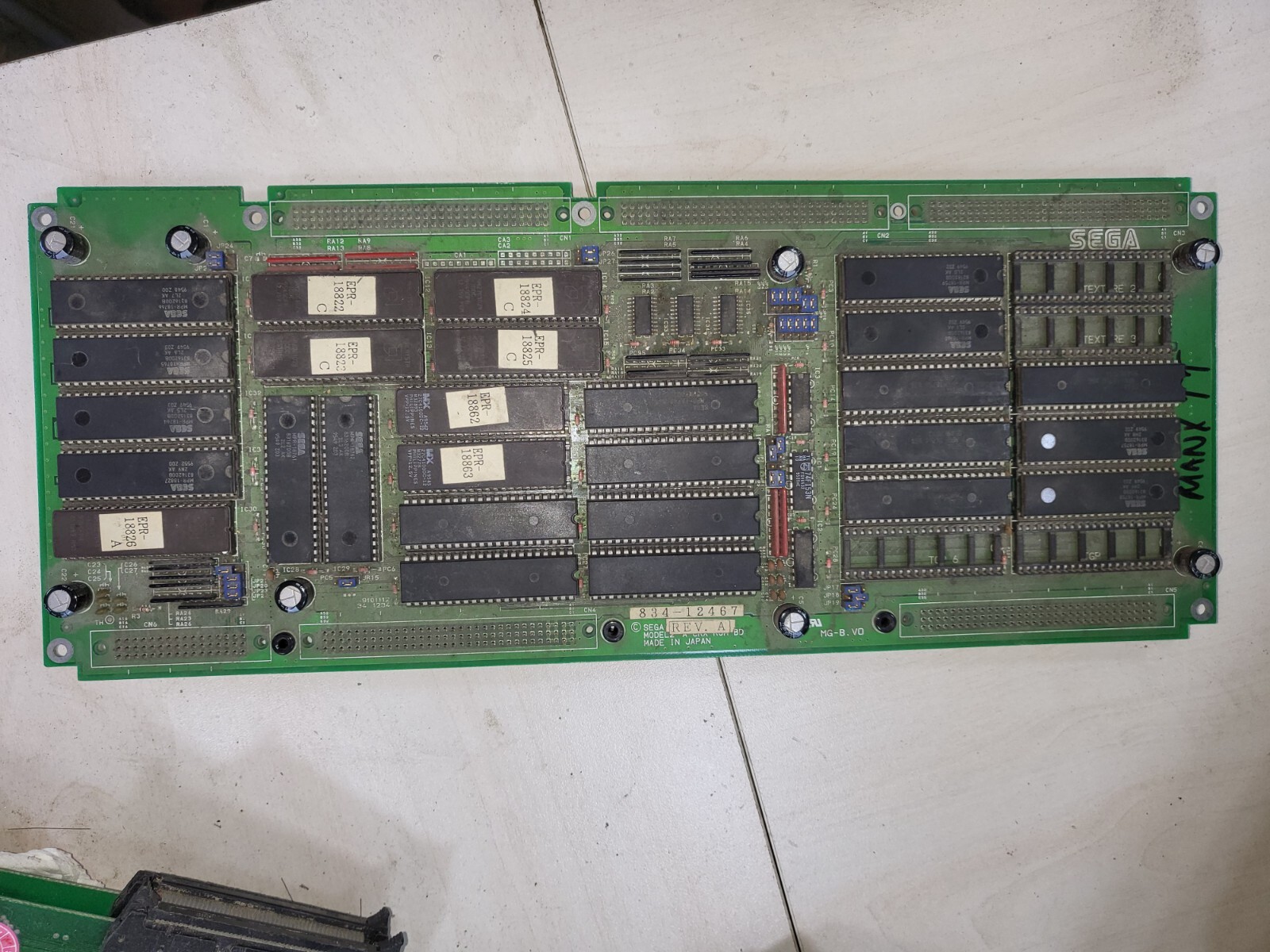 Segamanx tt dx rom board pcb workıng