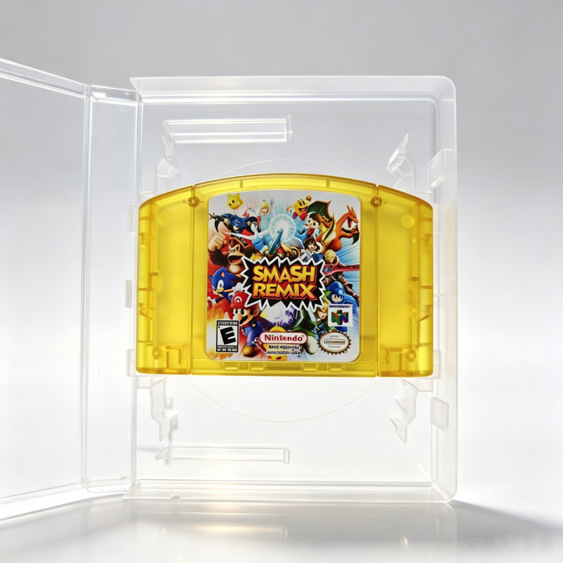 Smash Remix V 2.0.1 Game Cartridge With Box For Nintendo 64 Console US Version
