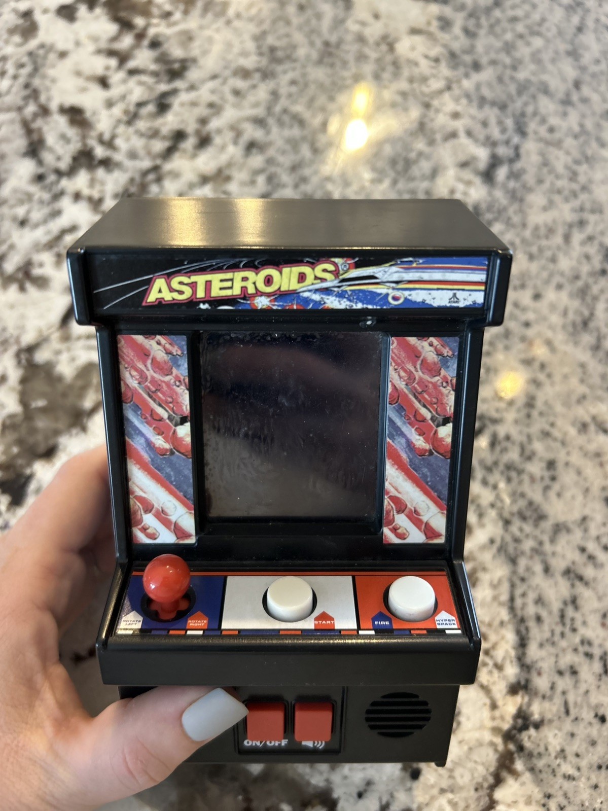 Vintage ATARI mini handheld 80s arcade game ASTEROIDS nostalgic 1979 WORKS!!!