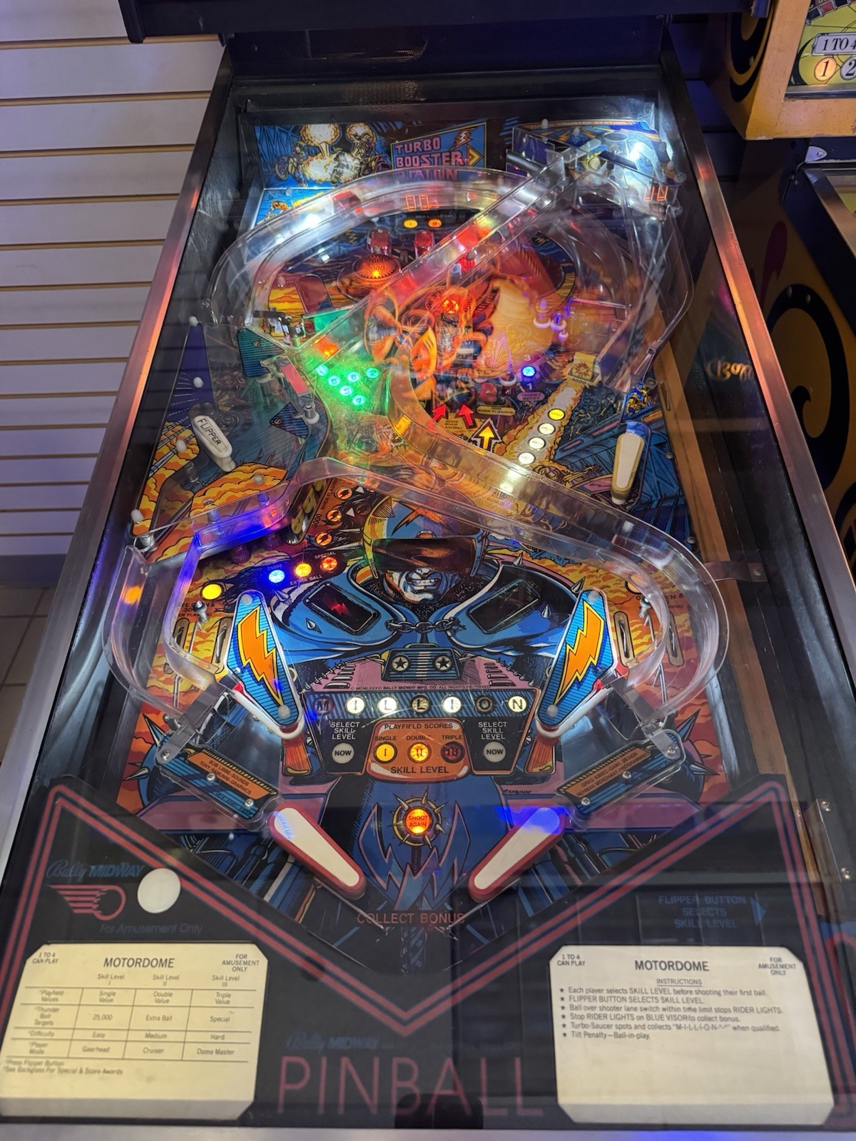 Vintage Motordome Pinball Machine RARE!
