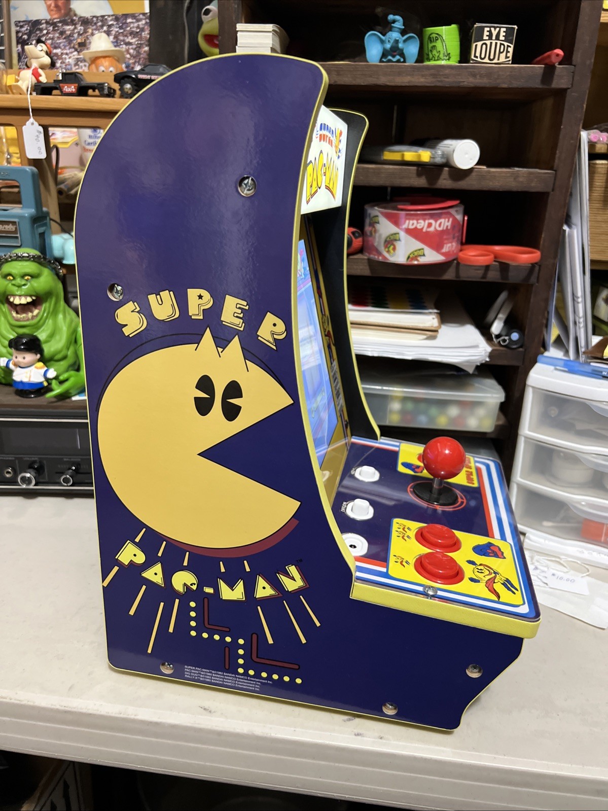 Arcade1Up Pac-Man Countertop Arcade Machine Tested & Working – Retro #7427