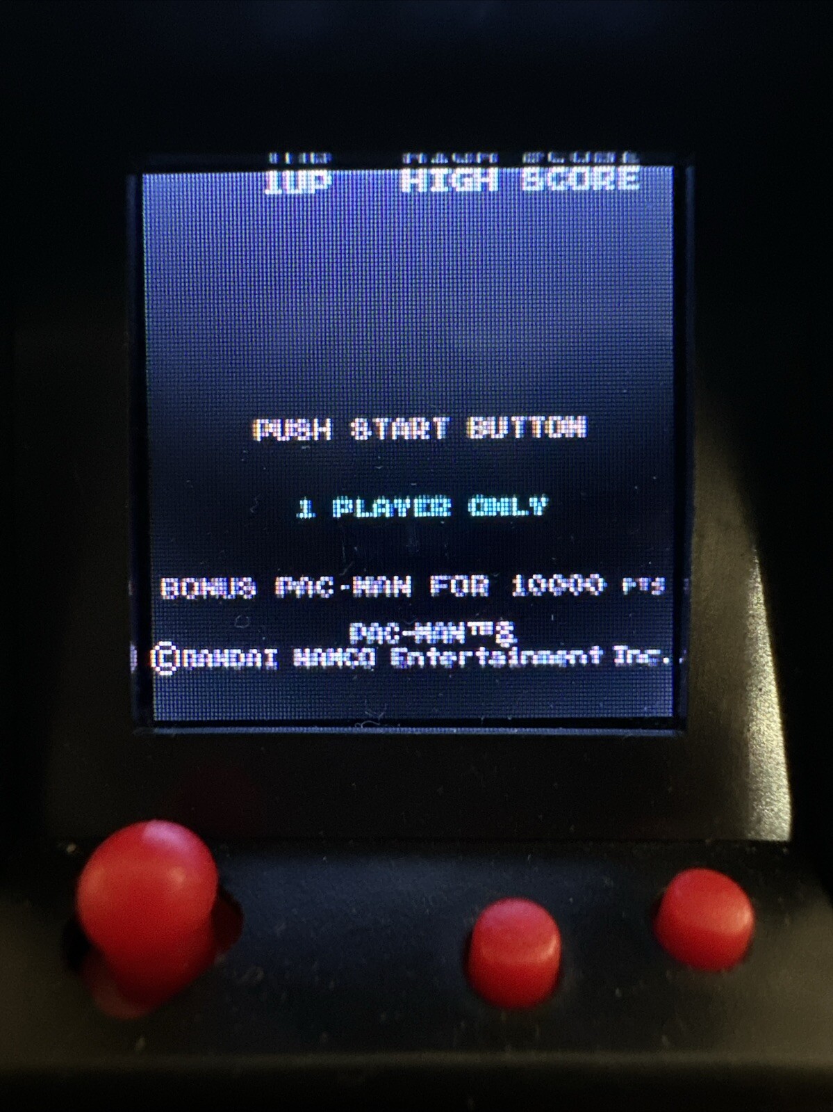 Pac-Man Miniature Arcade Game Keychain 2018 Tested And Works Scratch On Screen