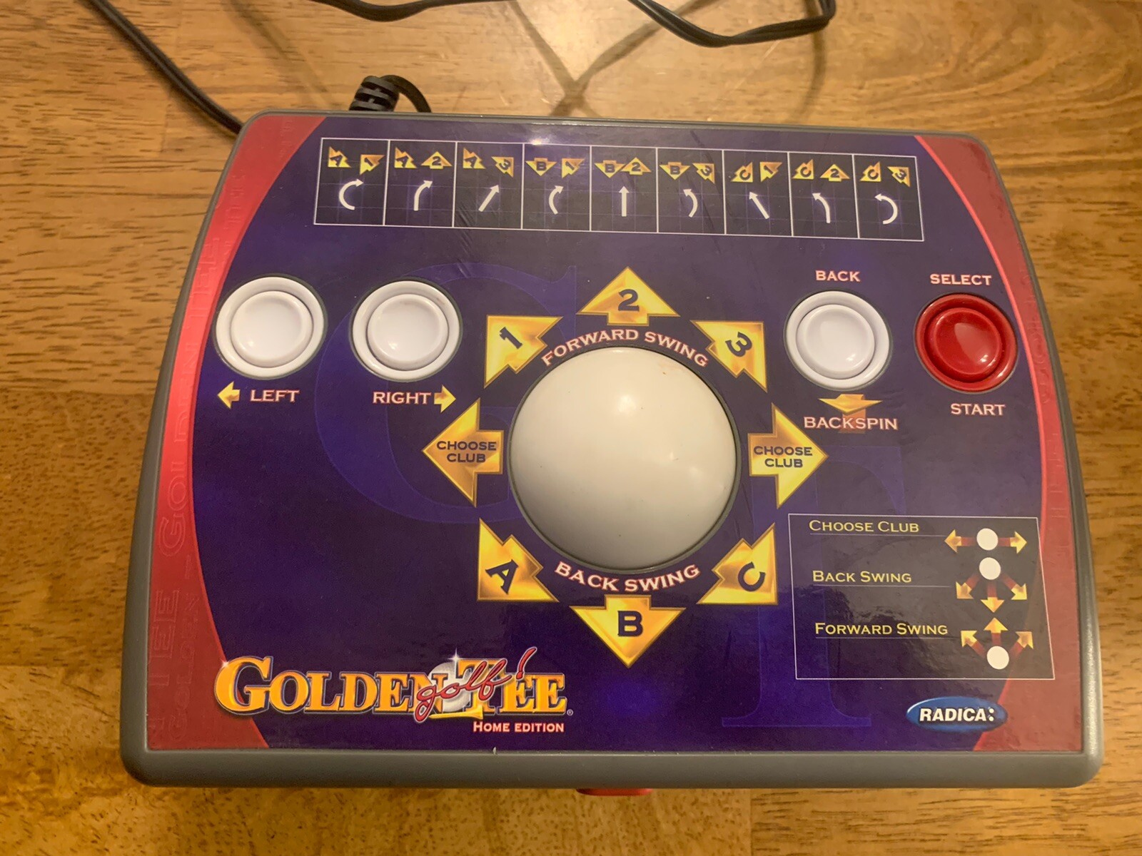 Radica Golden Tee Golf Home Edition Plug and Play TV Video Game Tested and Works