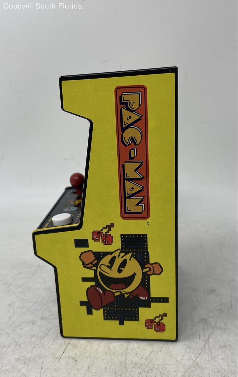 Bandai NAMCO Pac-Man Yellow Black Mini Portable Arcade Machine Not Tested