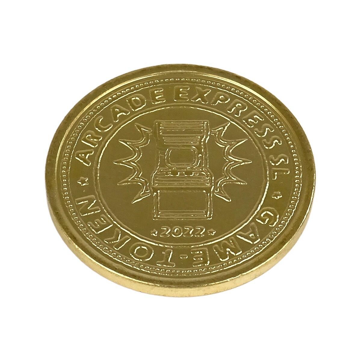 10 Arcade Tokens Coin 25mm Brass Game Token Coin Mech MAME JAMMA IL Compatible