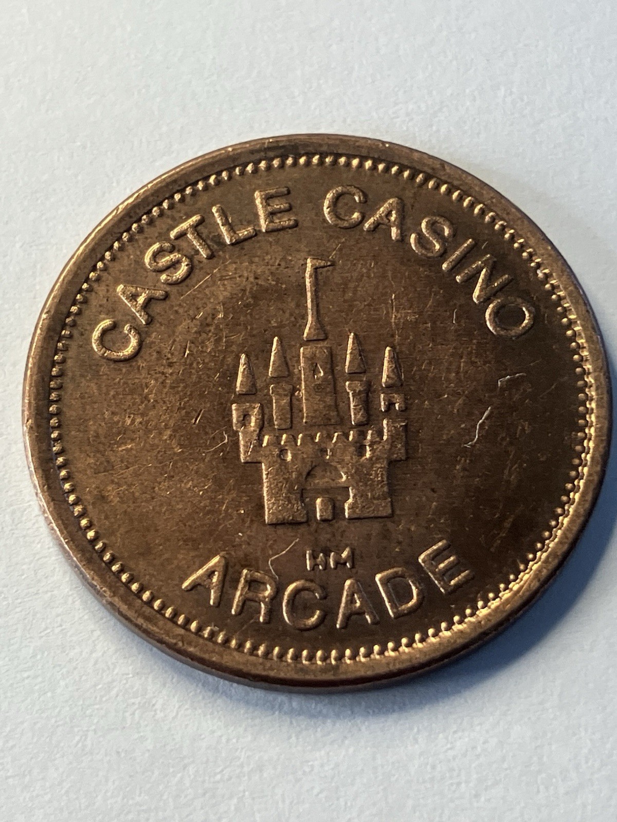 Scarce Castle Casino Arcade Token Wildwood New Jersey Defunct #ua1