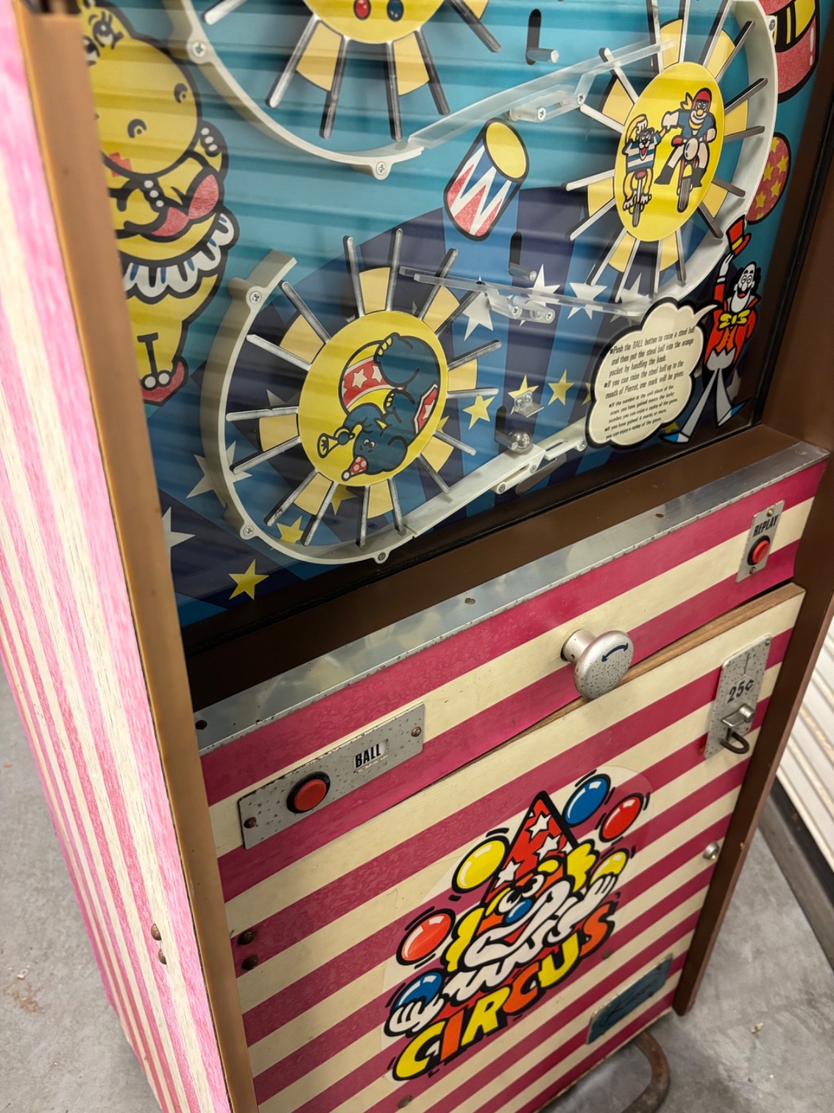 Kasco CIRCUS Novelty Arcade Game Vintage 1970’s Japanese
