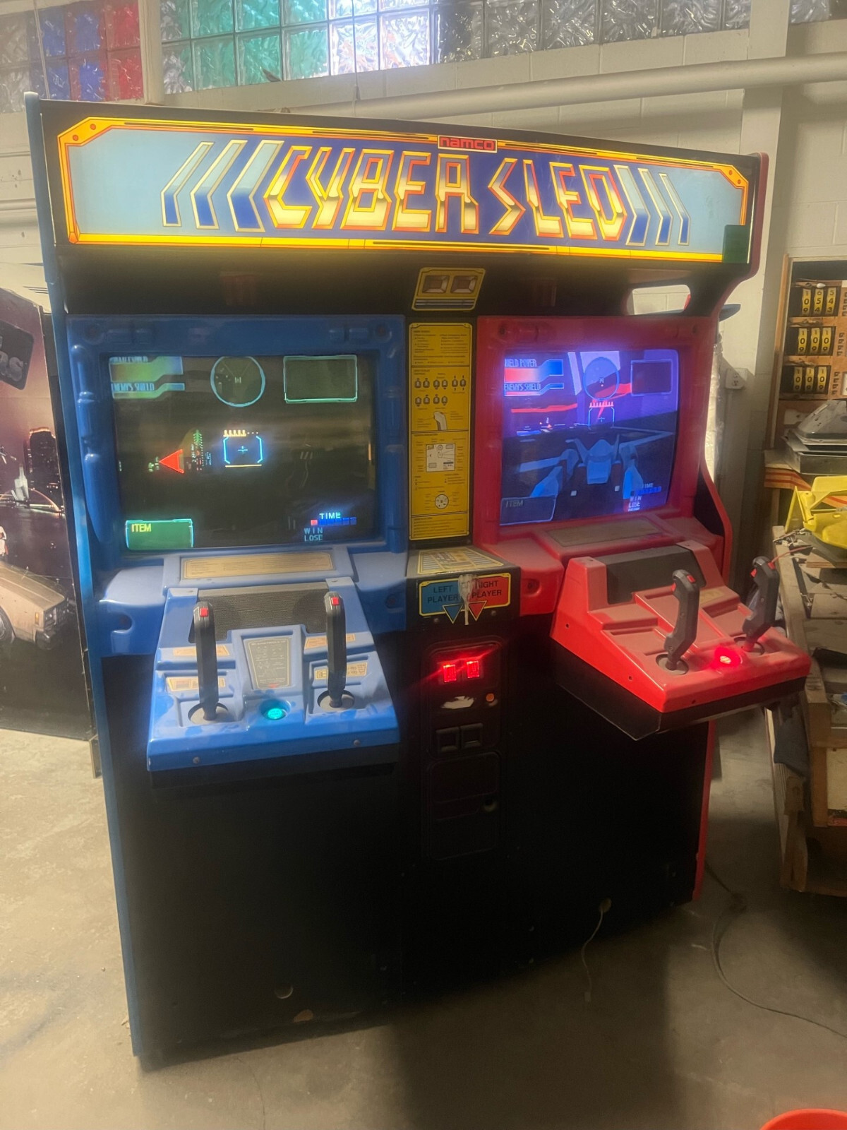 CYBER SLED ARCADE MACHINE by NAMCO (Excellent Condition) *RARE*