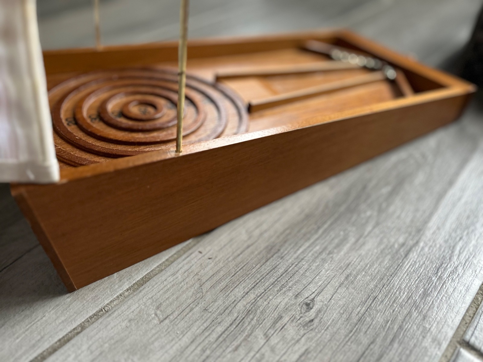 Skeeball Tabletop Arcade Game , Made Of Wood Sold Only At Clover