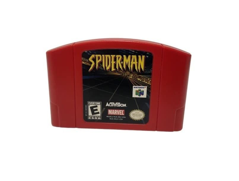 Spider-Man Game Cartridge For Nintendo 64 Console US Version Video Game