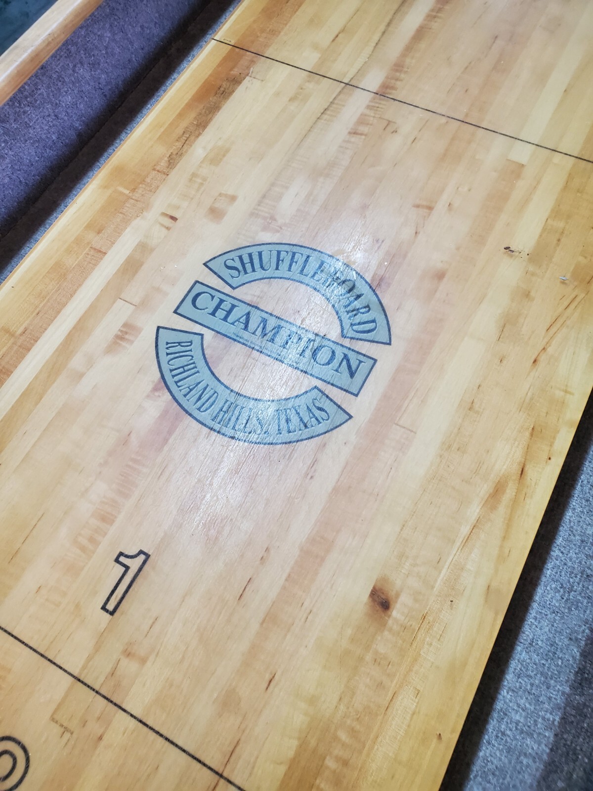 1 champion shuffle board arcade game coin-op have 4 in stock 16 to 22 ft