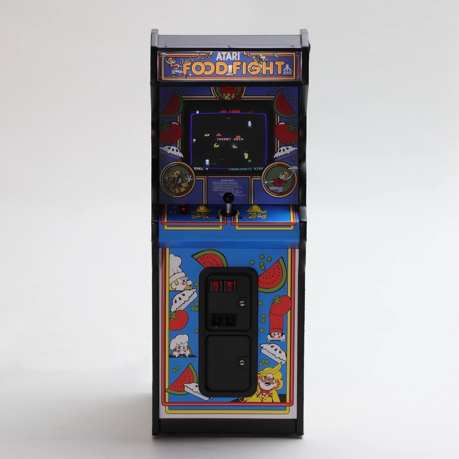Replicade FOOD FIGHT Original Ltd 1st Edition 1/6 Scale 12″ Mini Arcade – NEW