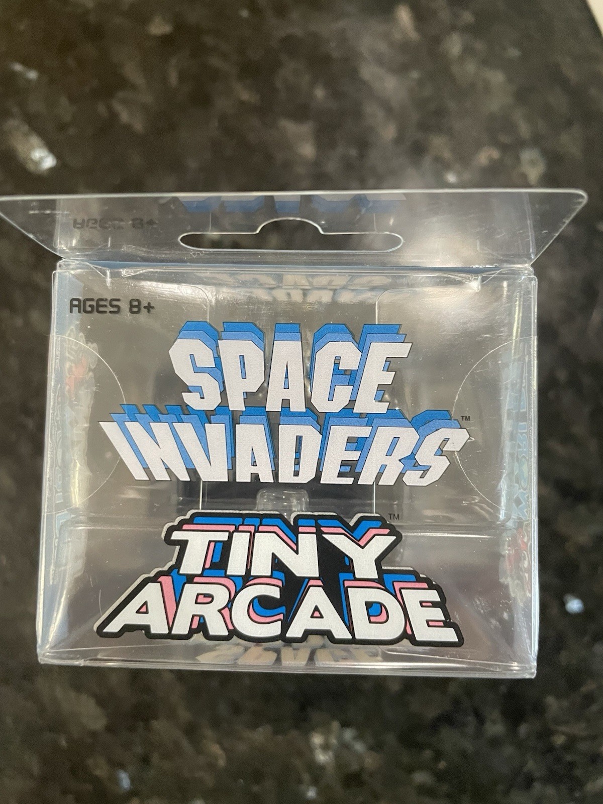 2017 Worlds Smallest Tiny Arcade Space Invaders Miniature Game NEW