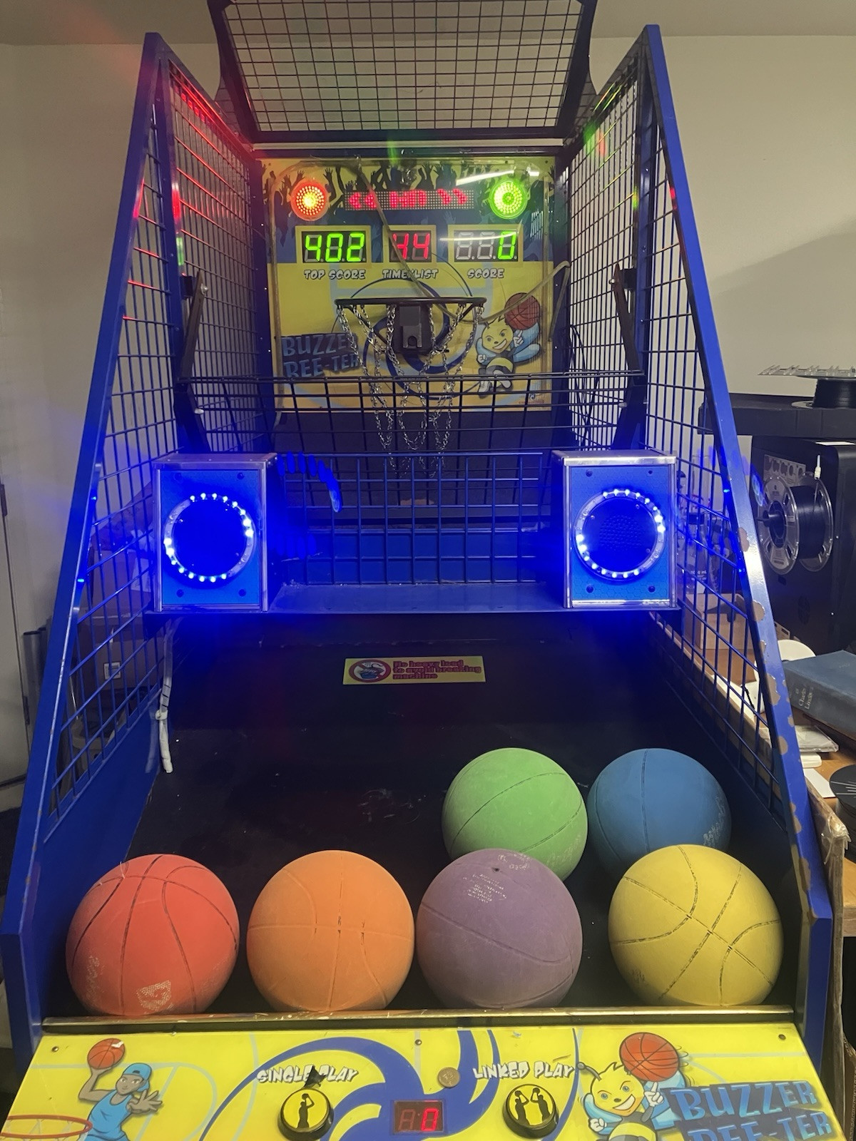 Buzzer Beeter Operate Commercial Basketball Arcade game. Super Fun! works great!