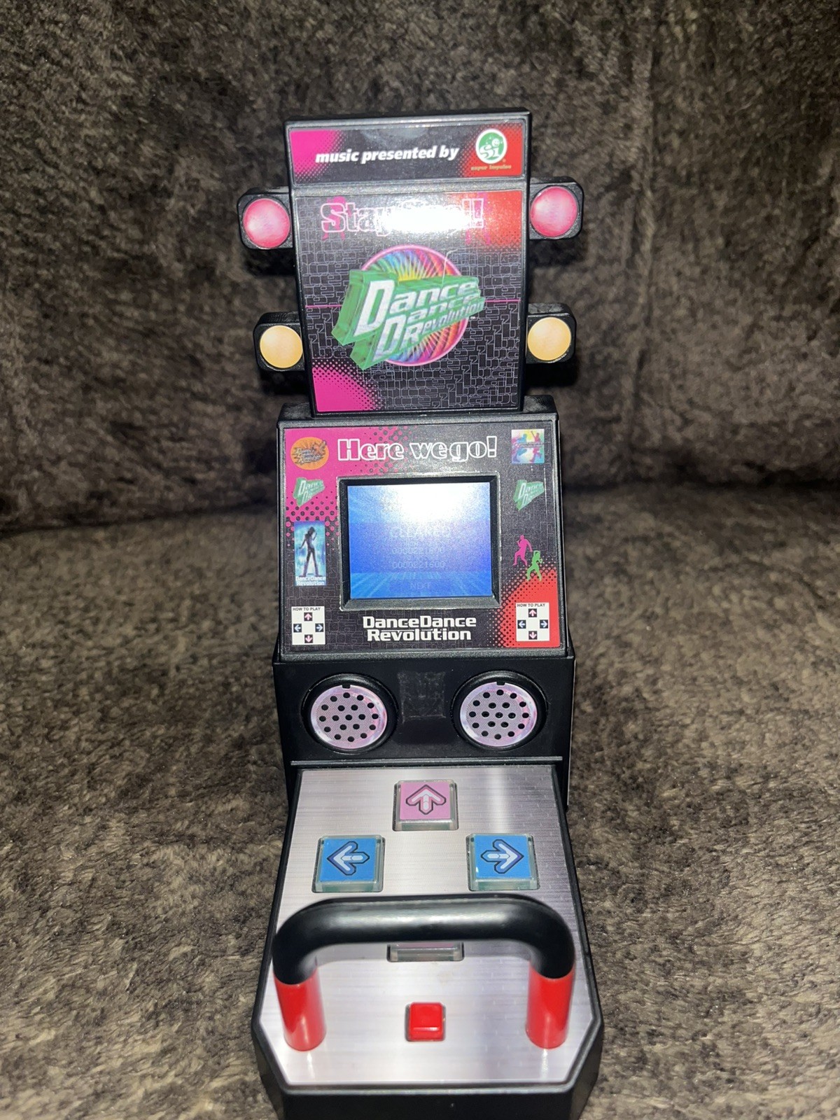 Dance Dance Revolution Mini finger Arcade Game 2021 Konami working