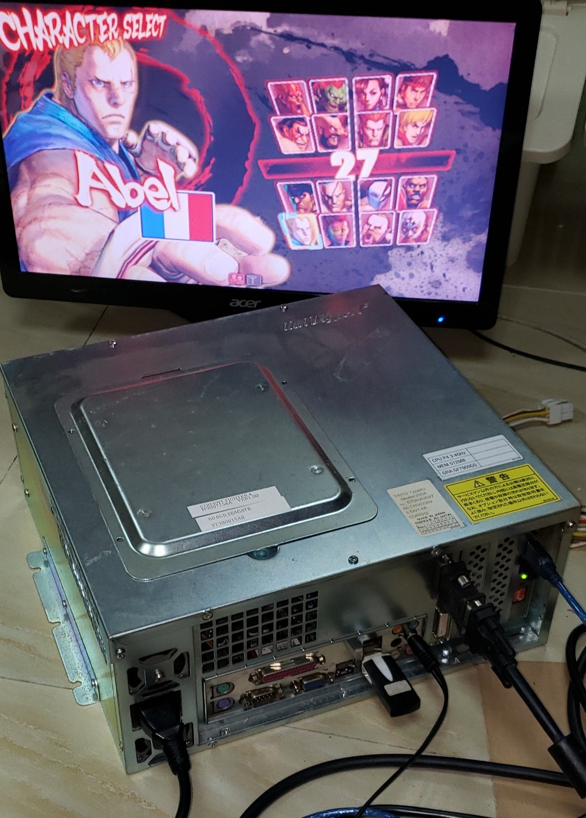 Street Fighter IV HDD Kit With Taito Type X2 Mother Board Arcade Video Game