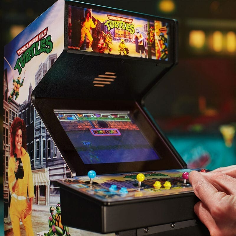 Official TMNT – Turtles in Time Quarter Size Arcade Cabinet-Exclusive Signed CE