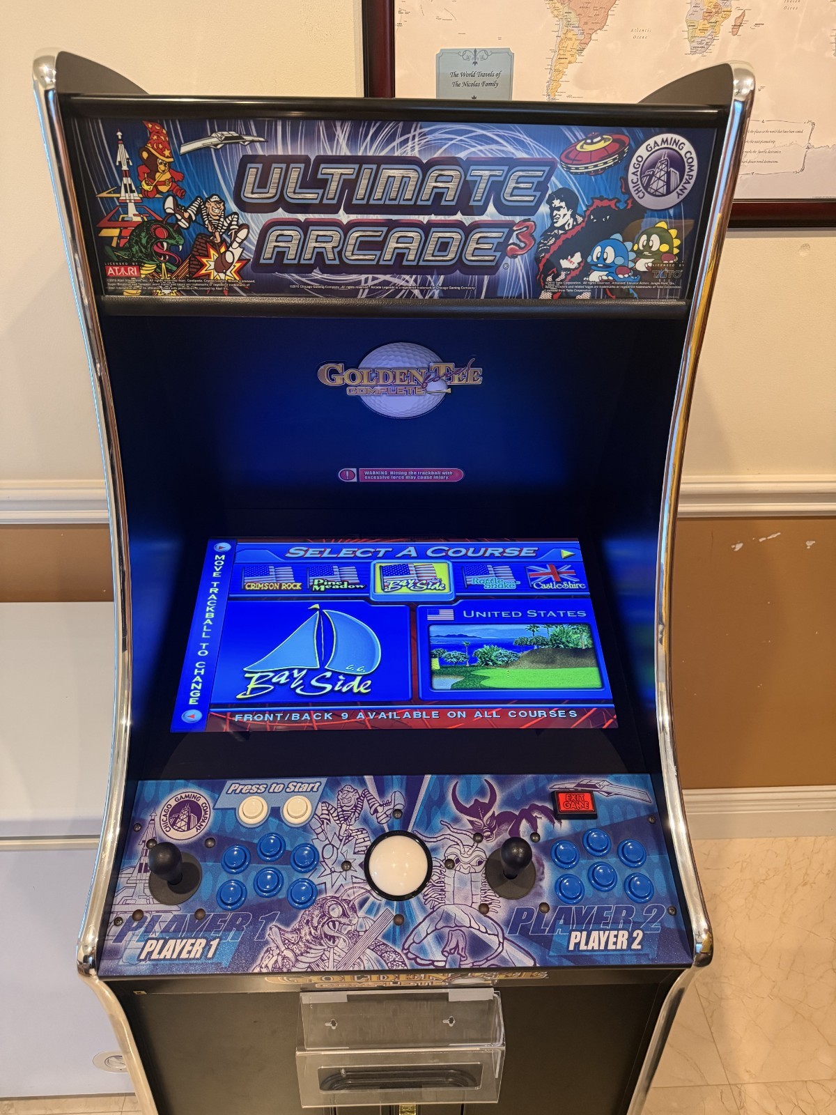 Chicago Gaming Ultimate Arcade 3 135 Games Golden Tee Excellent Condition Pickup