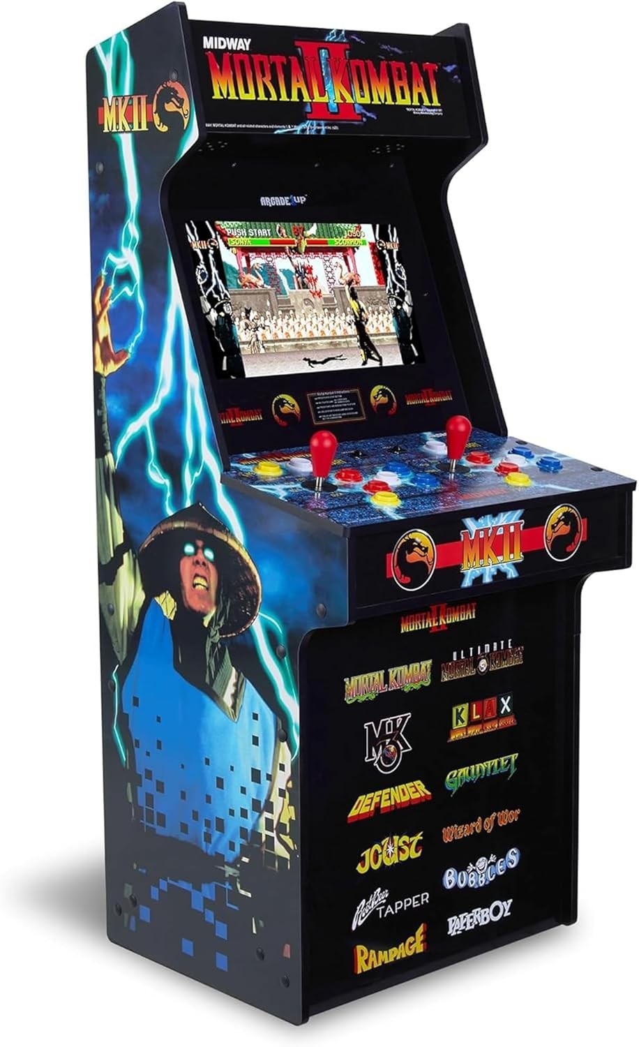 Deluxe Arcade Cabinet Mortal Kombat II 14 Classic Games 4 Mortal Kombat Versions