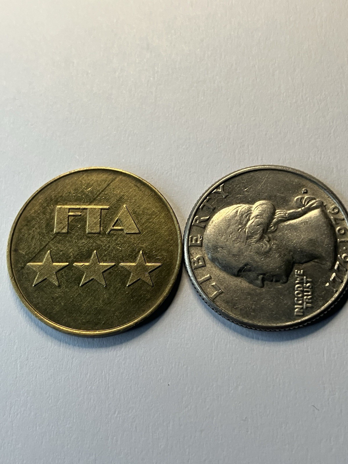 Vintage Fun Time America Arcade Token Obsolete FTA #un1