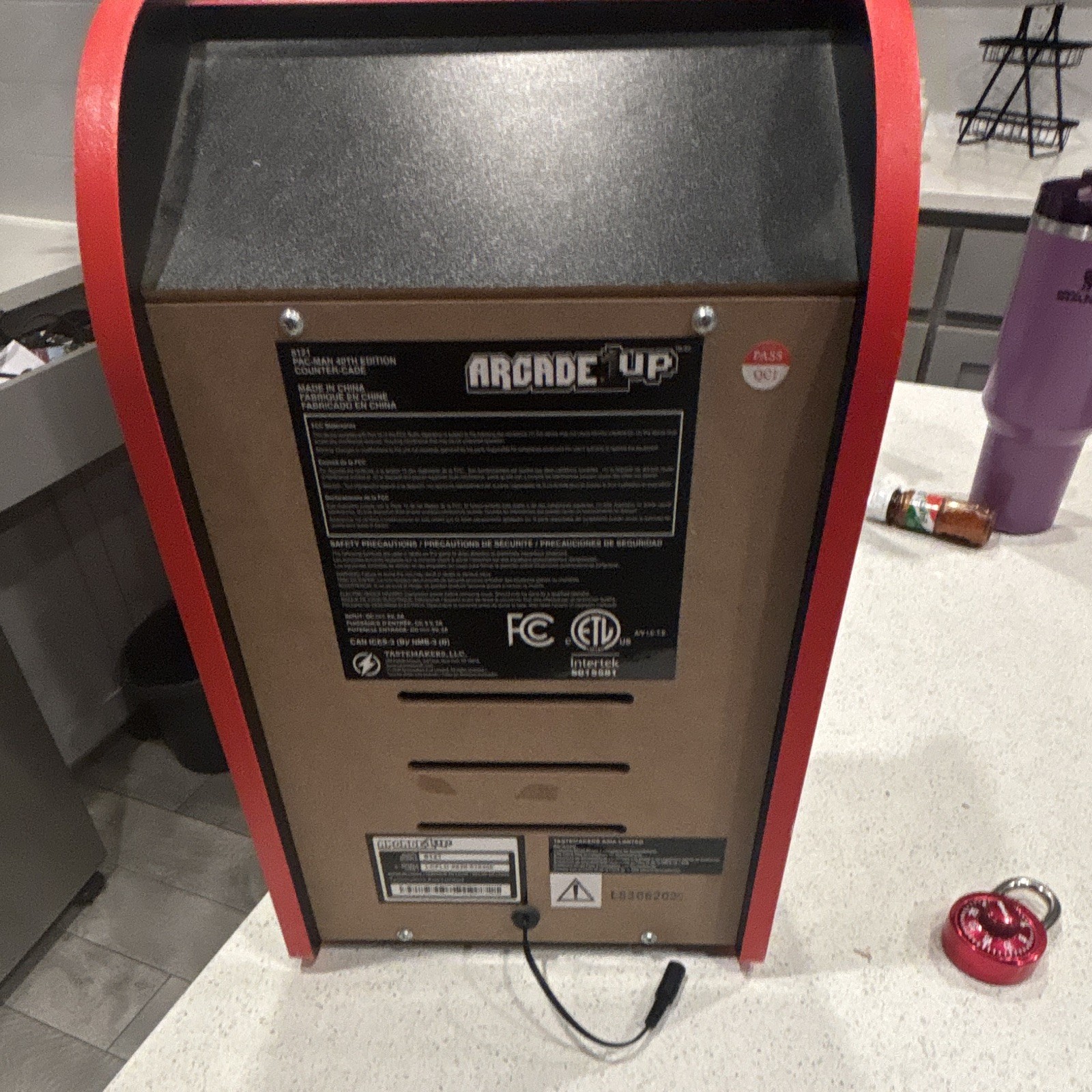 Arcade1Up Pac-Man Countercade Tabletop Arcade Machine Reproduction