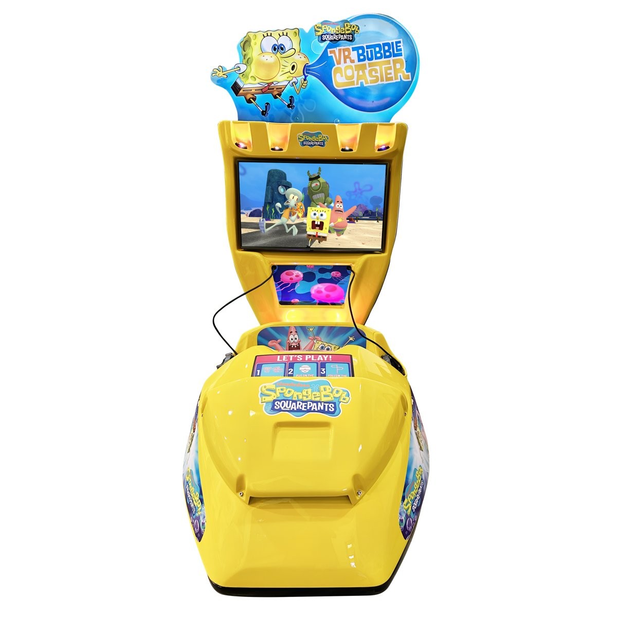 Andamiro SpongeBob VR Bubble Coaster Arcade Driving Game