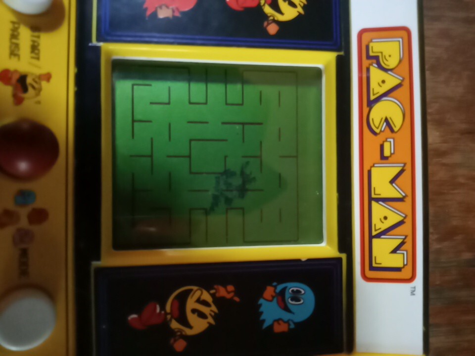 Pac-Man Mini Arcade Game Bandai Namco Miniature Pacman Used Tested