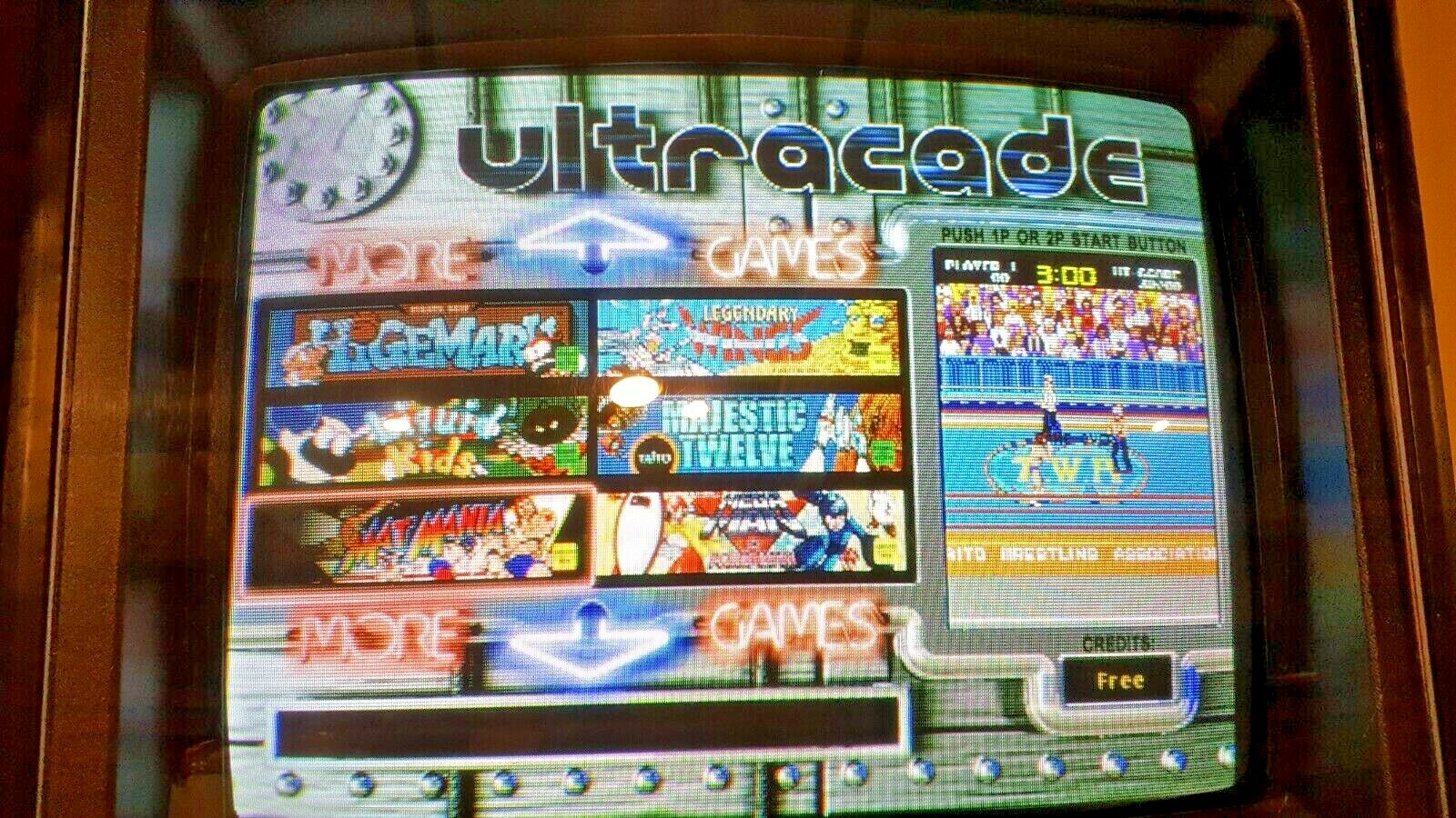 Original Ultracade Arcade Game – Multi Game System 40 Games Upgradeable