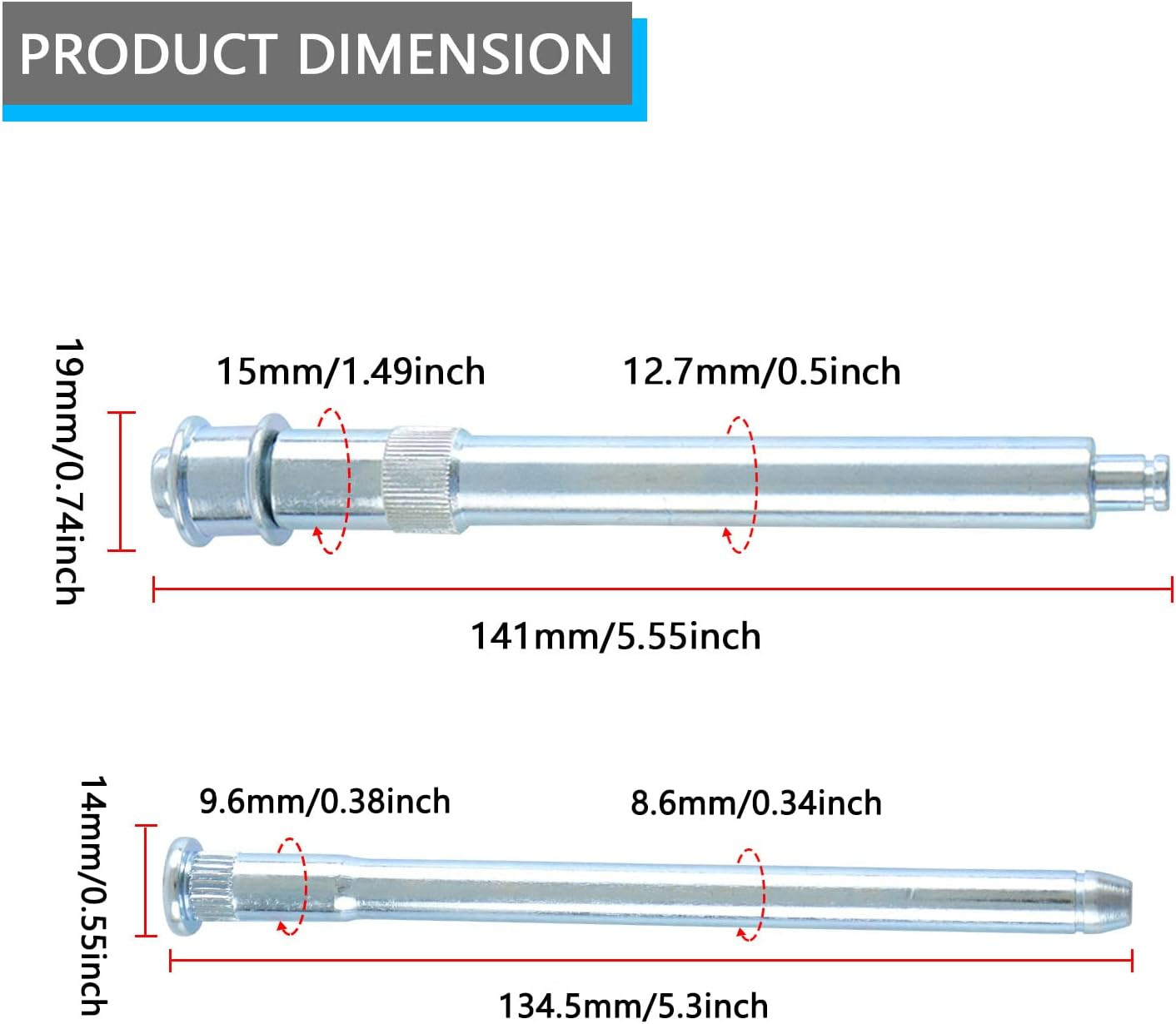 Door Hinge Pin and Bushing Repair Kit with Spring and Roller Pin Compatible with