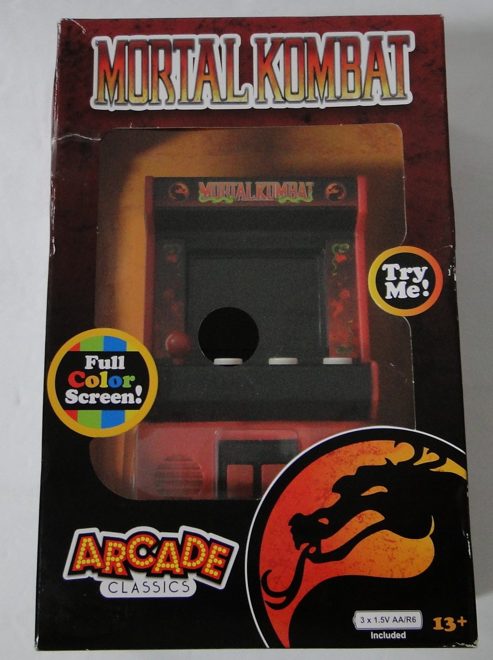 Mortal Kombat Mini Arcade Classics Basic Fun 90’s Video Game WB RETRO GAMING NEW