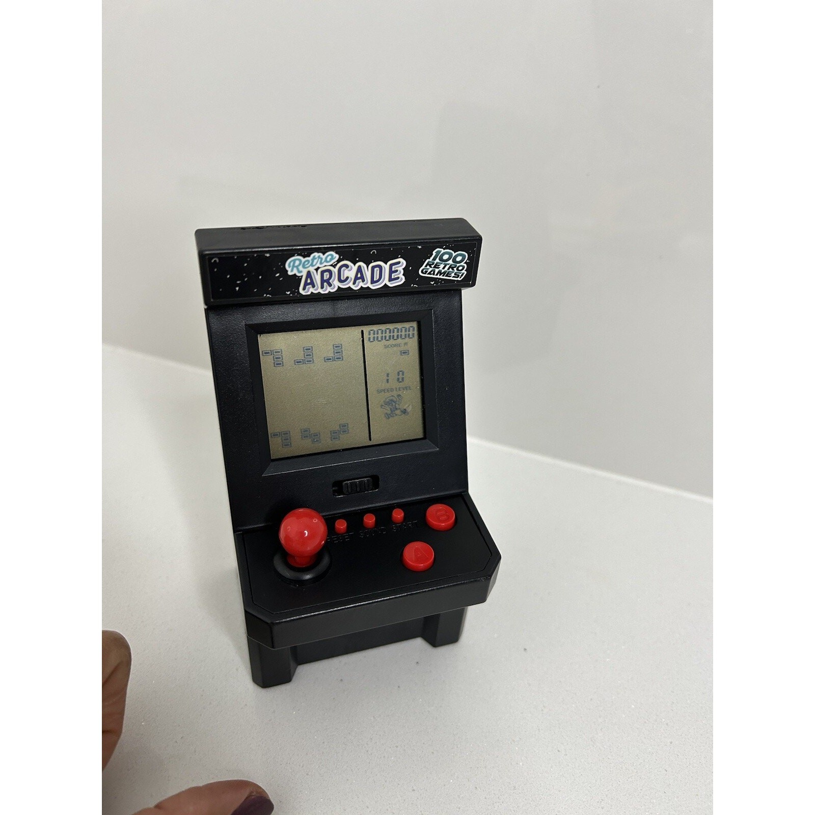 Retro Arcade 100 Exciting Games Mini Plastic Game Machine (Tested)
