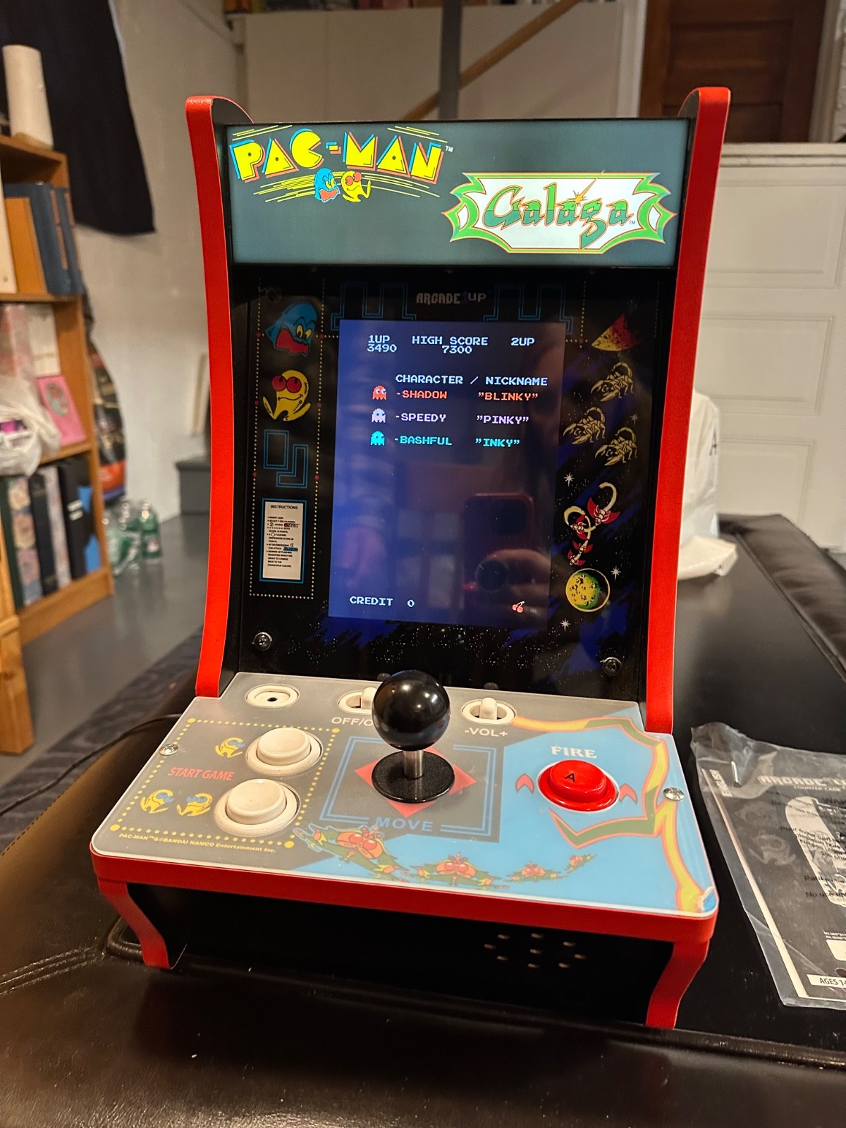 Arcade 1Up Pacman Countercade, Tabletop Design