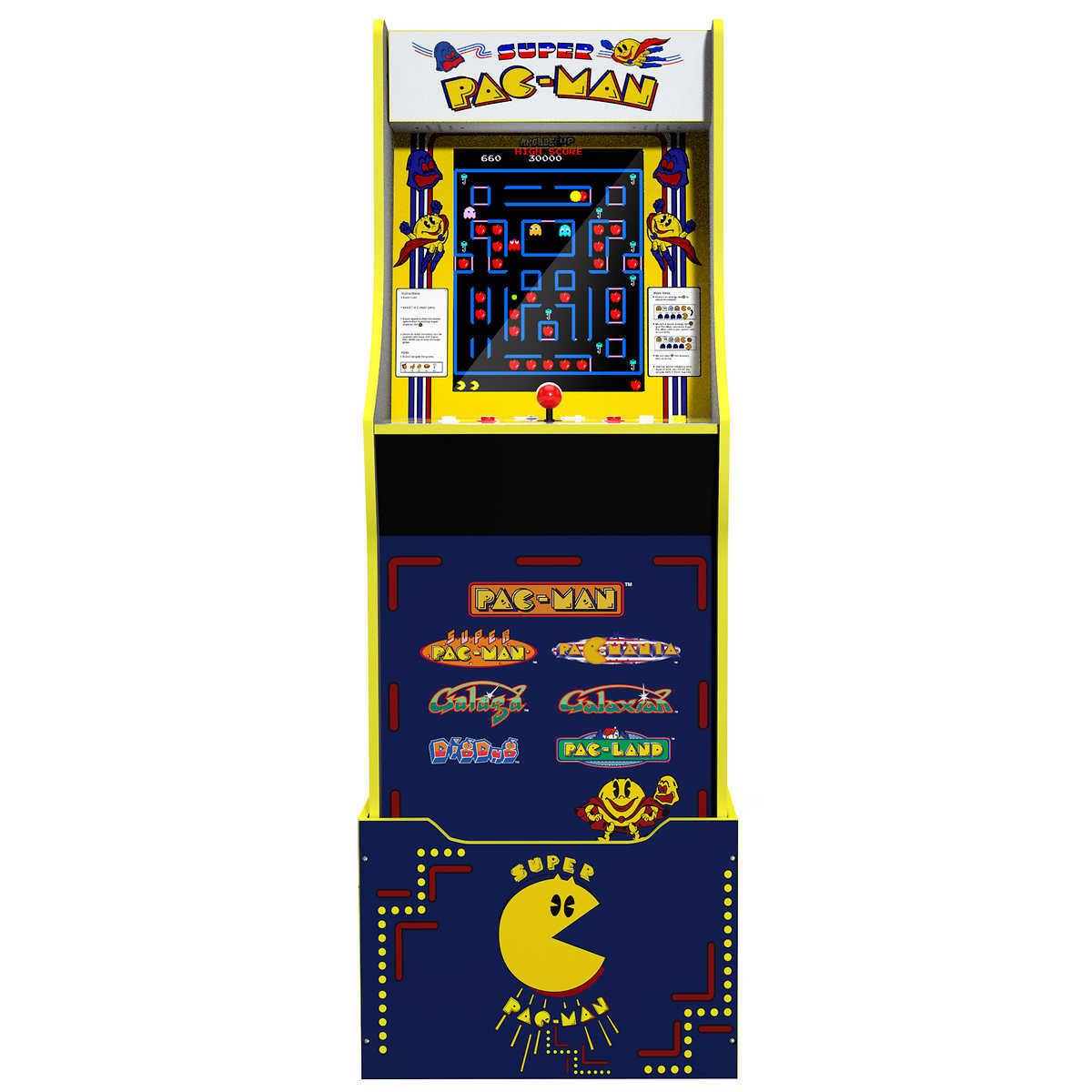 ARCADE1UP Super Pac-Man Galaga Dig Dug Light up Marquee 7 Games in 1 + RISER ✅✅✅