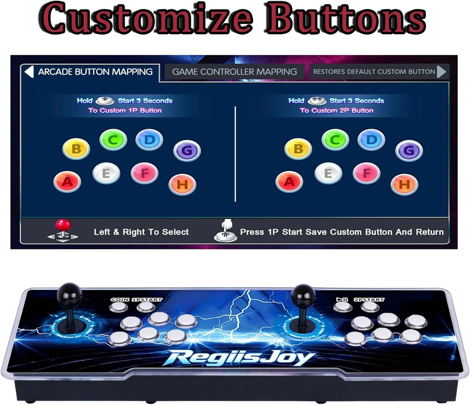 32000 Games in 1 Pandora’s Box 78S Retro Arcade Console for 2-4 Players