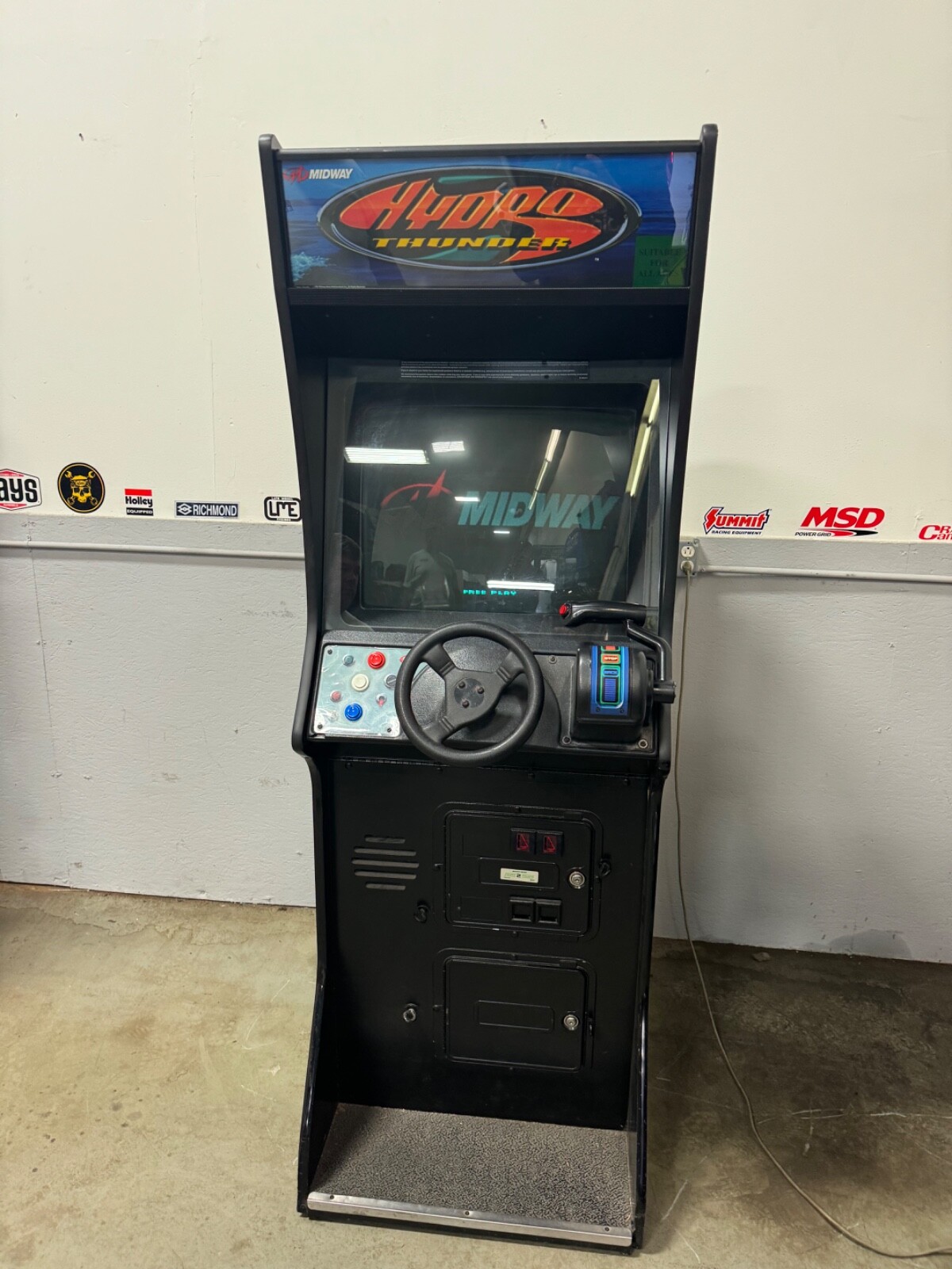 Hydro thunder stand up arcade boat driving racing game. Willing to ship!!