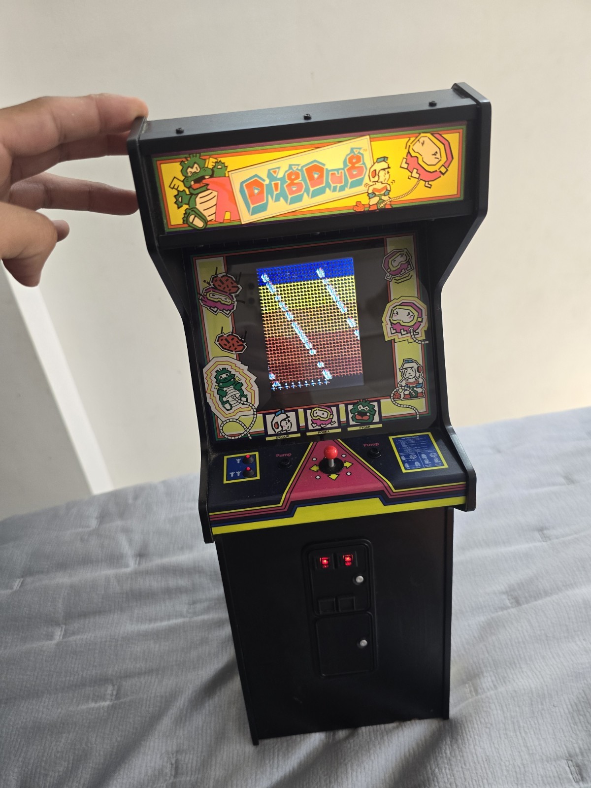 NUMSKULL QUARTER ARCADES DIG DUG COLLECTOR’S EDITION MINI ARCADE 1/4