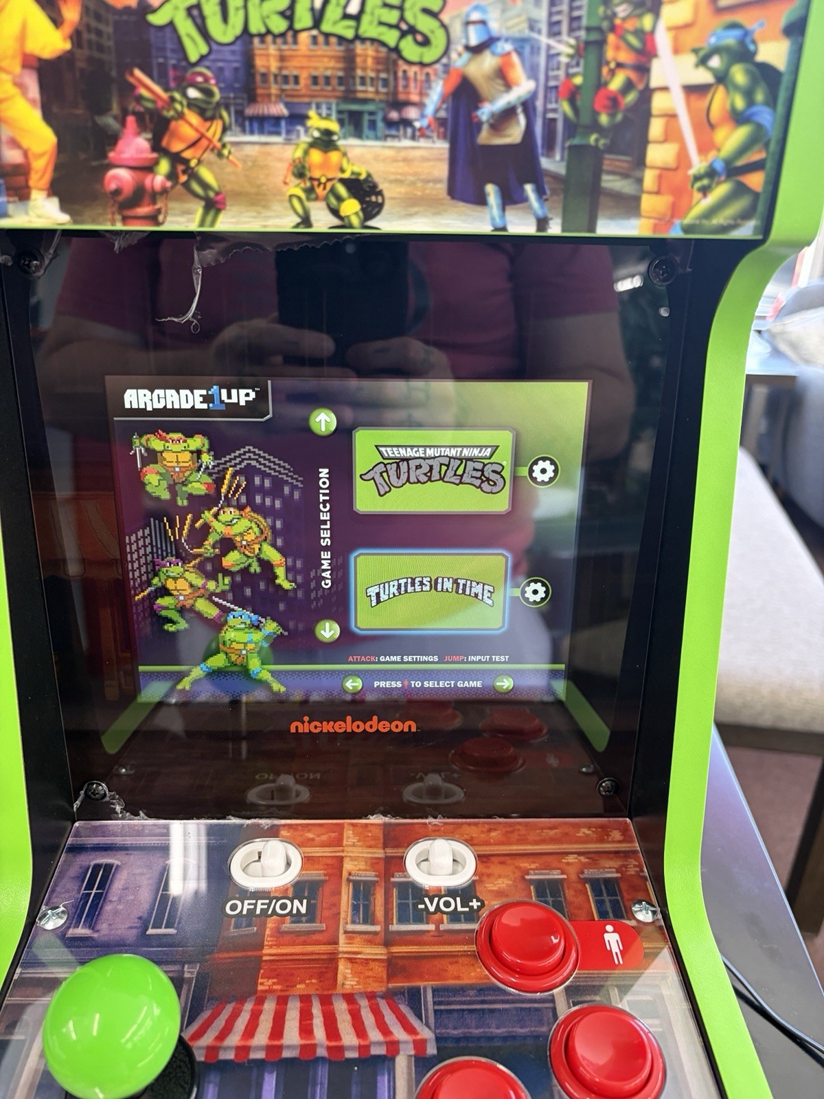 Arcade1Up Teenage Mutant Ninja Turtles Collectible Video Arcade Machine Repro
